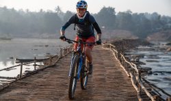 BEMER Ambasador Rebecca Rusch On Her Bike